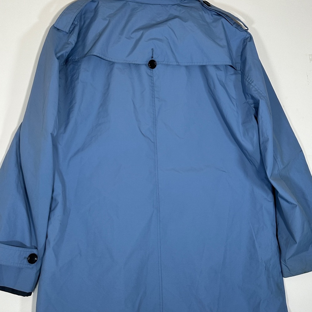 Disney Worldwide Unisex Cast Member Blue Trench Jacket Size XL Employee Coat - Picture 14 of 16